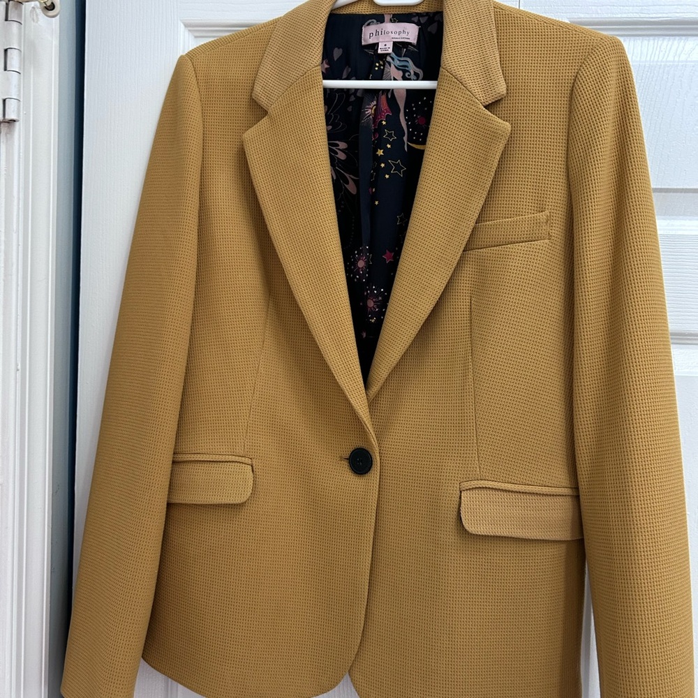 Philosophy Mustard Blazer